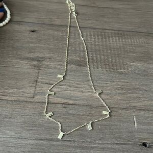 Small dainty gold necklace